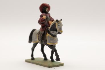 Captain with armored horse